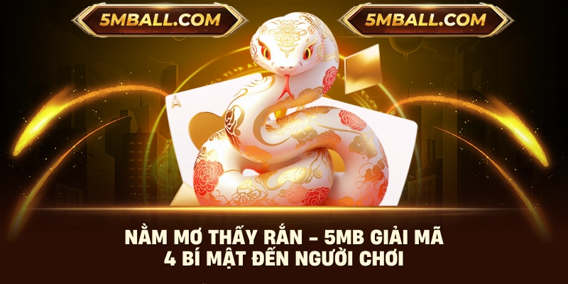 Nằm Mơ Thấy Rắn - 5MB Giải Mã 4 Bí Mật Đến Người Chơi