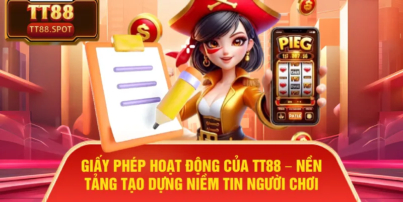 Giấy phép hoạt động của TT88 – Nền tảng tạo dựng niềm tin người chơi